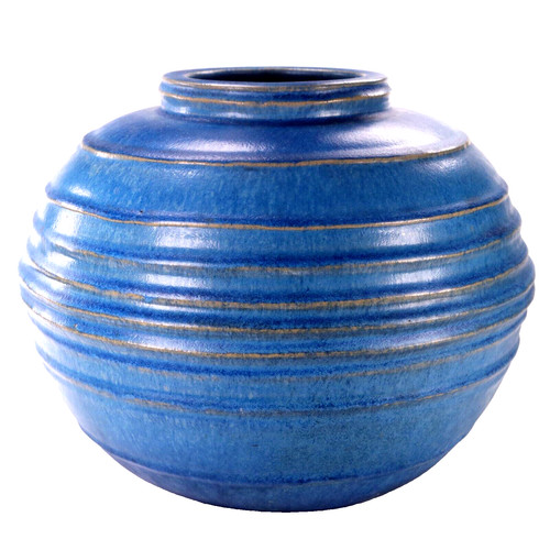 Denby pottery vase large - pottery,