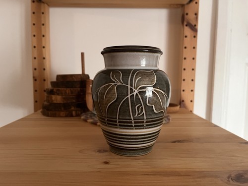 Denby vase stoneware - denby,