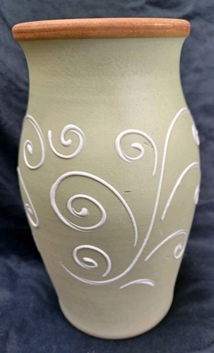 Vintage denby stoneware vase - vintage,
