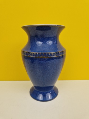 Denby imperial blue vase - denby,