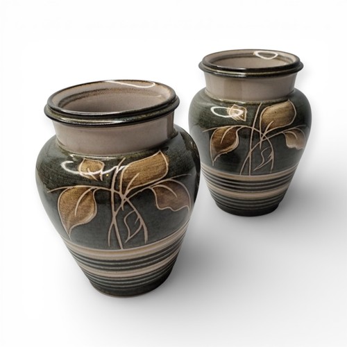 Denby vases green - vases, glazed