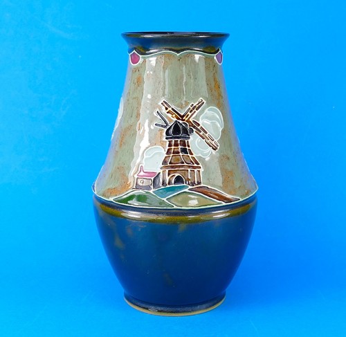 Bourne denby stoneware vase - stoneware,